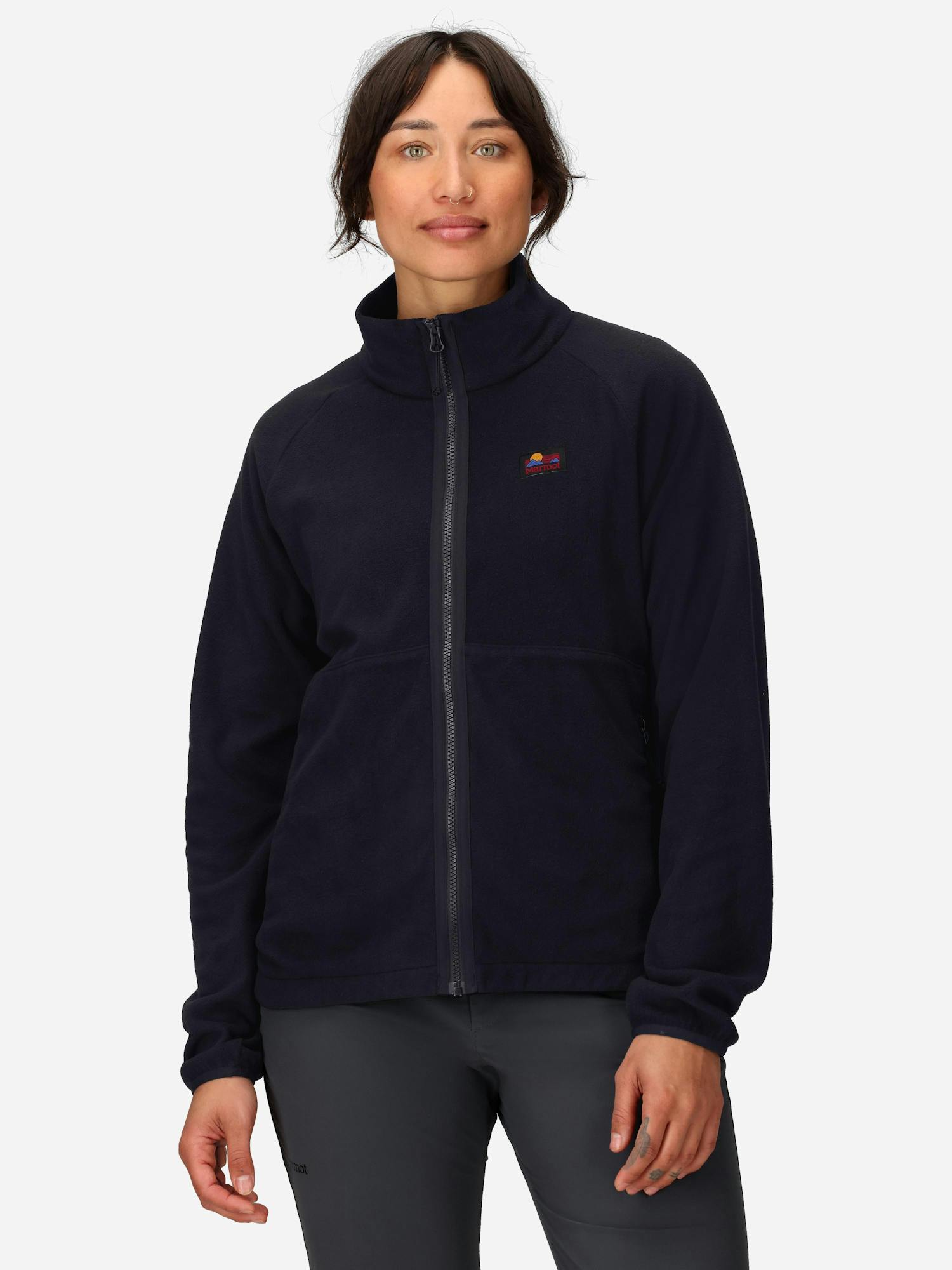Marmot Women’s Upward Fleece Full-Zip Jacket in Black