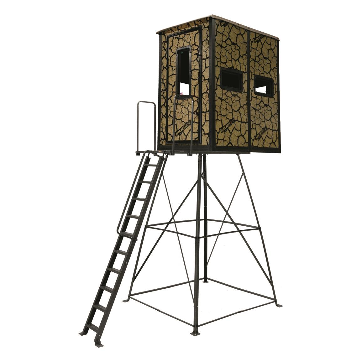 Muddy Striker Hard Side Box Blind and 10' Elite Tower