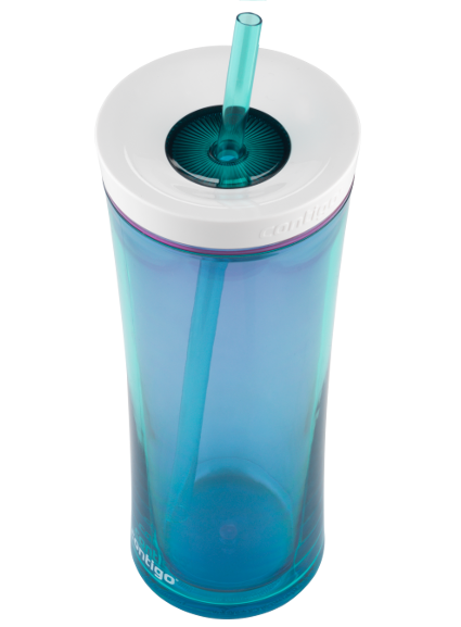 Contigo AUTOCLOSE® Shake & Go® 20oz | Tumbler | Scuba With Bubblegum Pink | Cup Holder