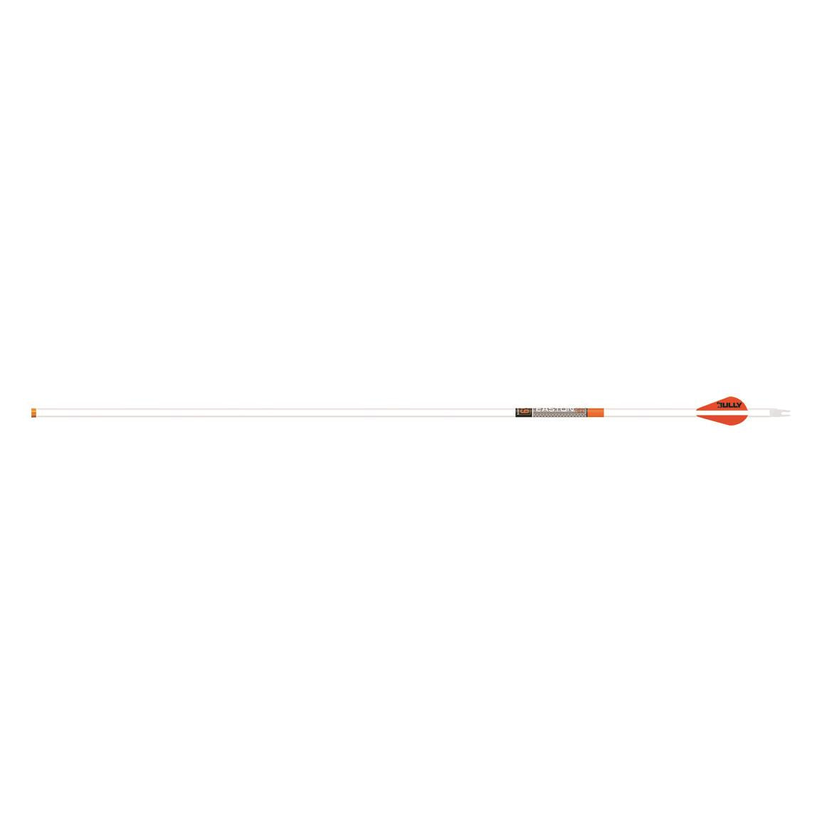 Easton 6.5 Whiteout Carbon Arrows, 6 Pack