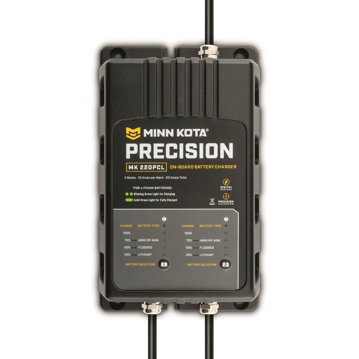 Minn Kota MK-220 2 Bank 10 AMP Precision Onboard Battery Charger