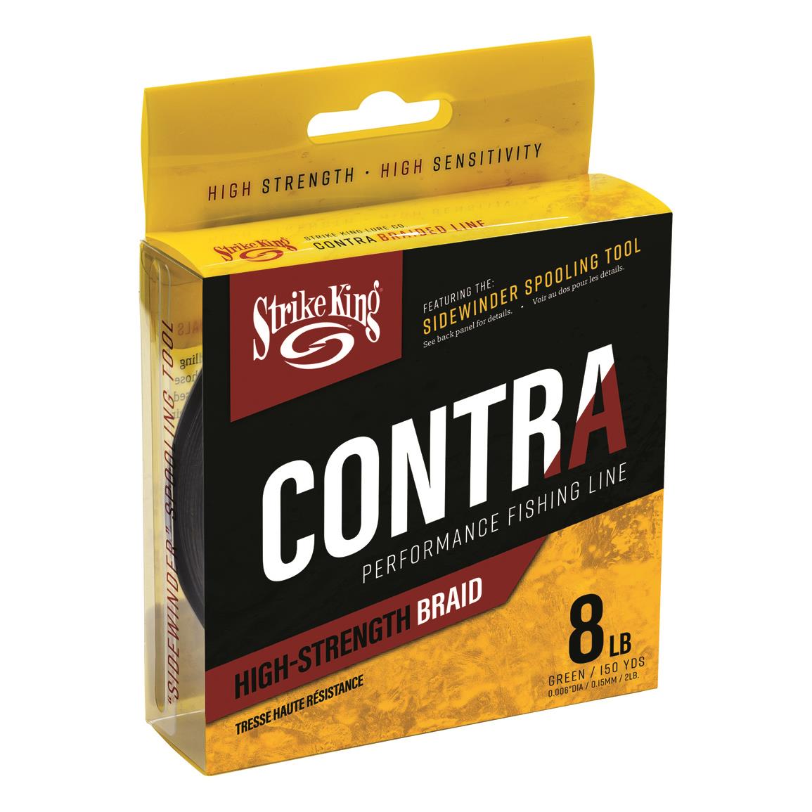 Strike King Contra Braided Line, 150 yard