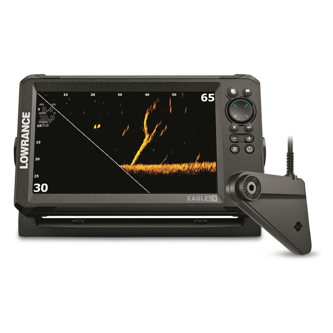 Lowrance Eagle Eye 9" Fishfinder with Live Sonar, C-MAP U.S. Inland