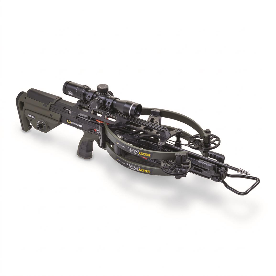 TenPoint TRX Ultra Crossbow with Evo-X Scope, Moss Green