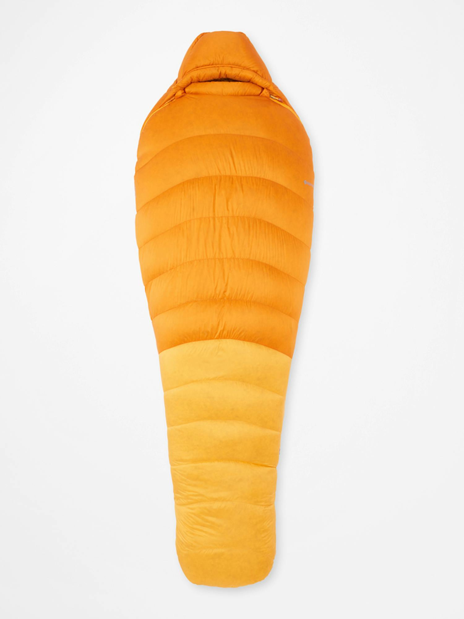 Marmot Lithium Down 0° Sleeping Bag - Long in Orange Pepper/Golden Sun