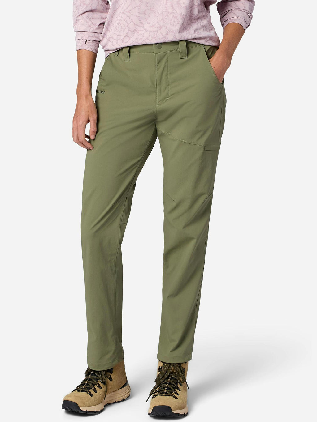 Marmot Women's Trailway UPF 50 Hiking Pants - Short in Olive Grove