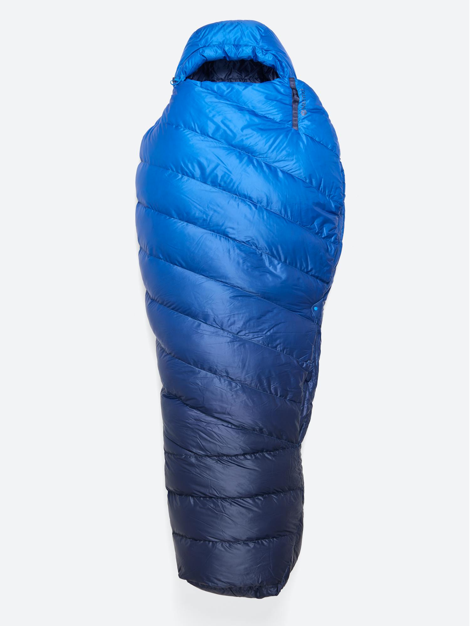 Marmot Wraptor Down 15° Short Sleeping Bag in Clear Blue/Arctic Navy