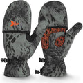 KastKing PolarBlast Mittens Winter Fishing Gloves, Waterproof and Windproof