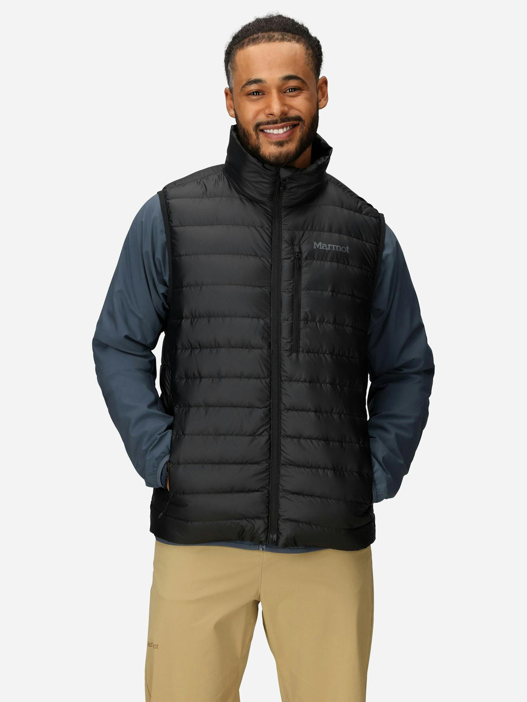 Marmot Men's Highlander Down Vest in Black