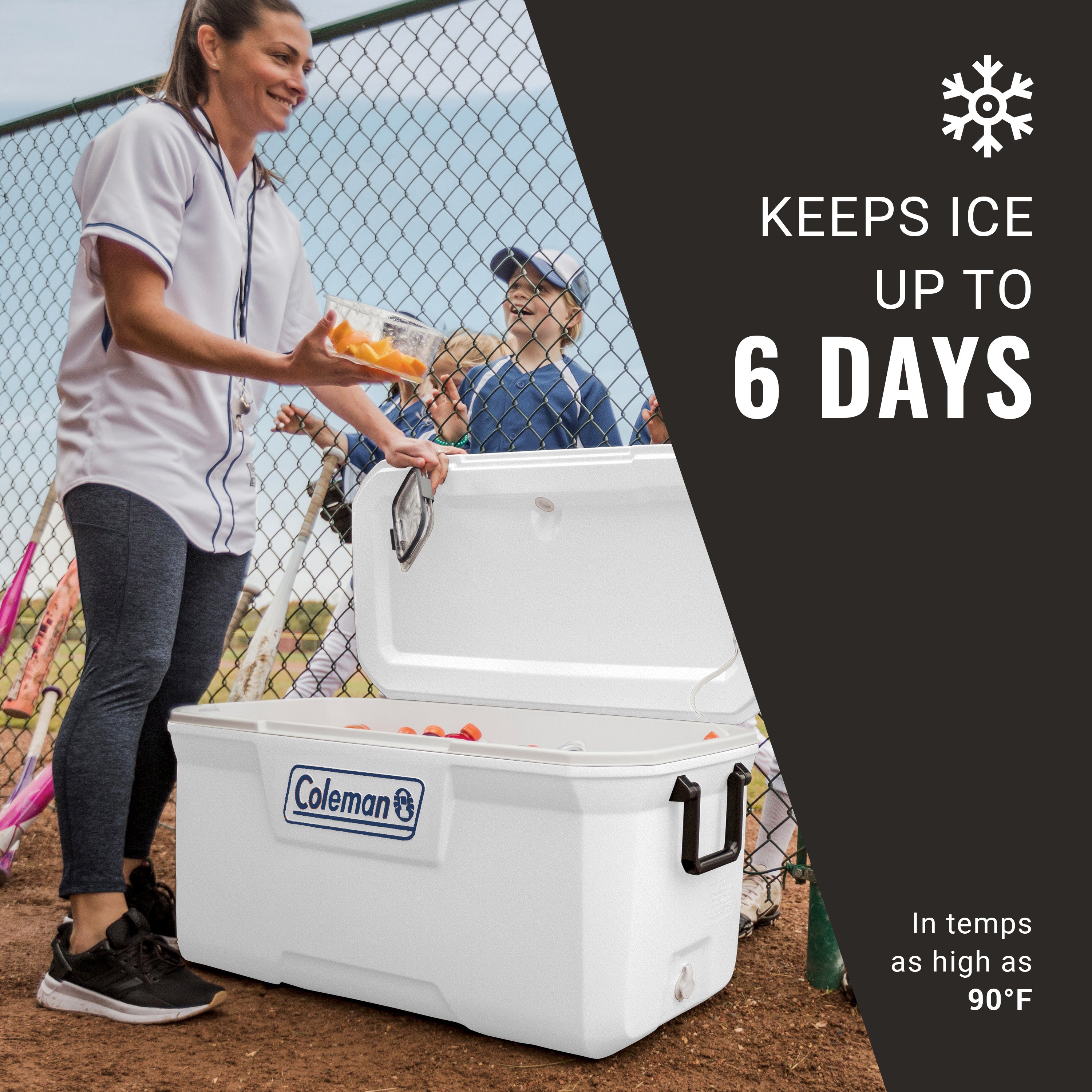 Coleman Classic Series 120-Quart Marine Hard Cooler | Rock