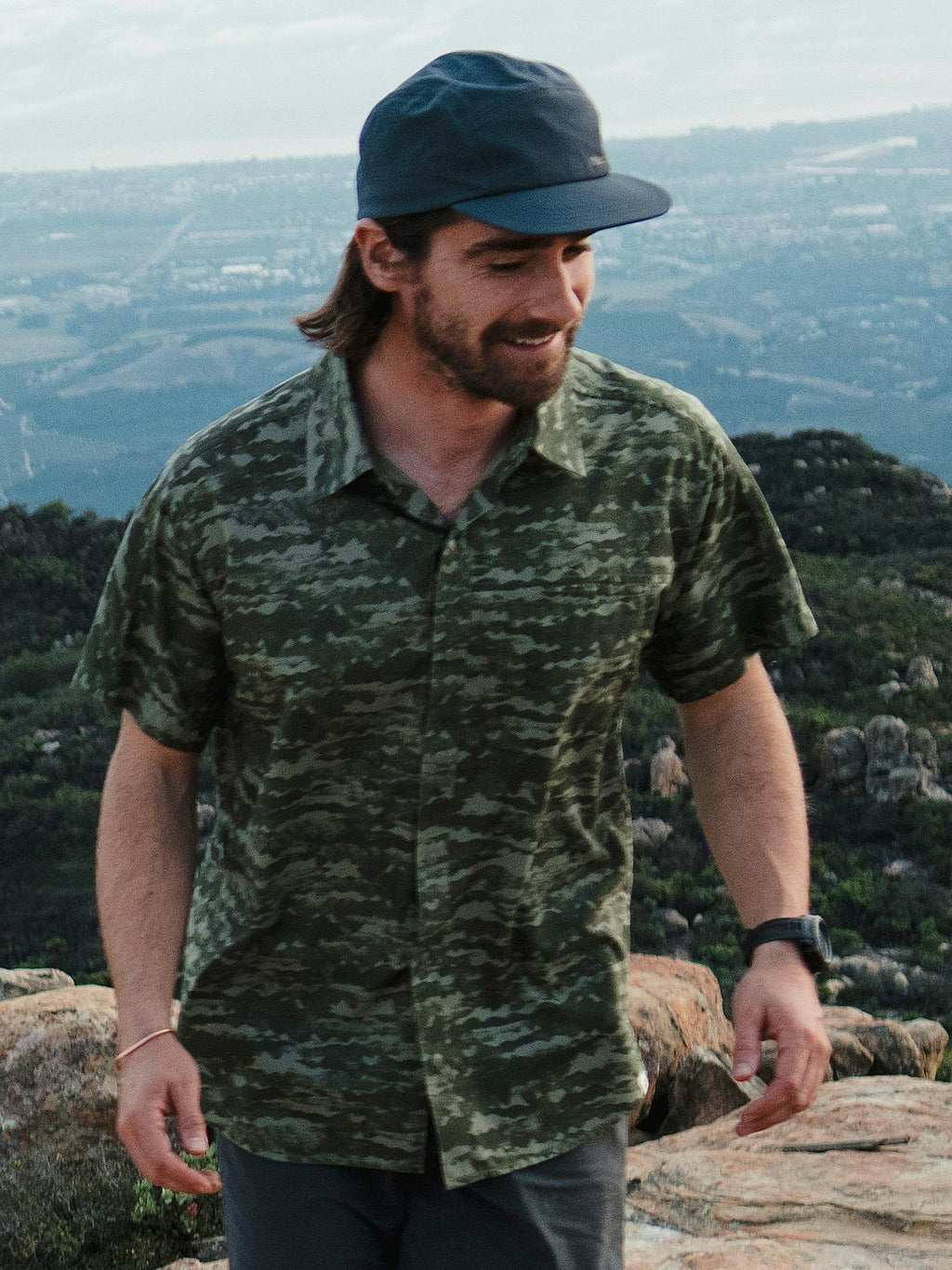 Marmot Men's Spring Creek UPF 50 Short-Sleeve Shirt (Spring 2026) in Olive Grove Lagos