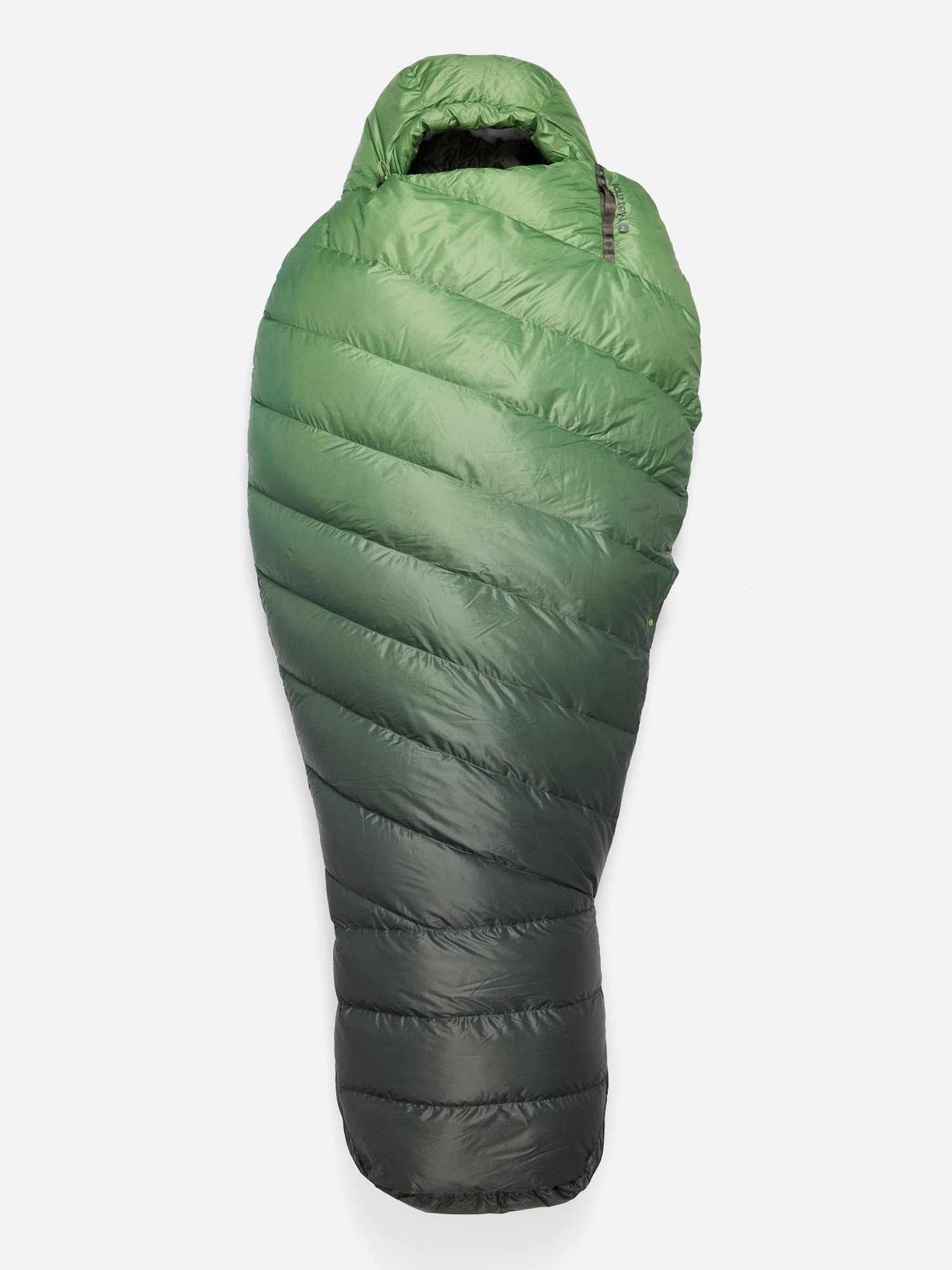 Marmot Wraptor Down 30° Short Sleeping Bag in Grasshopper/Nori