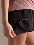 Marmot Women's Unpaved Lined Active Short 3" in Black
