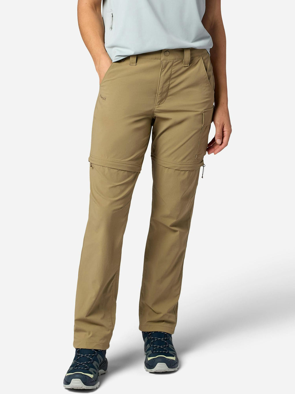 Marmot Women's Trailway Convertible UPF 50 Hiking Pants in Desert Khaki