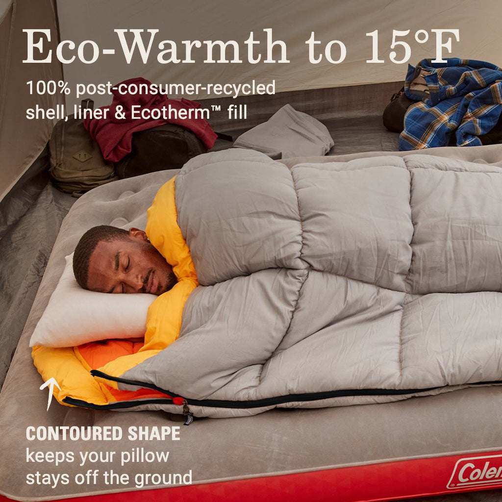 Coleman Arch Bay™ 15°F Big & Tall Sleeping Bag | Rock