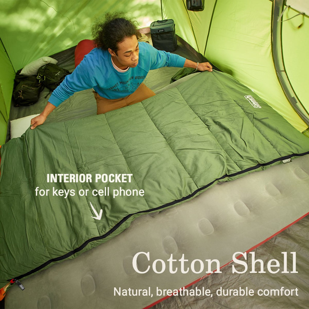 Coleman Big Game™ 0°F Big & Tall Sleeping Bag | Pine Green