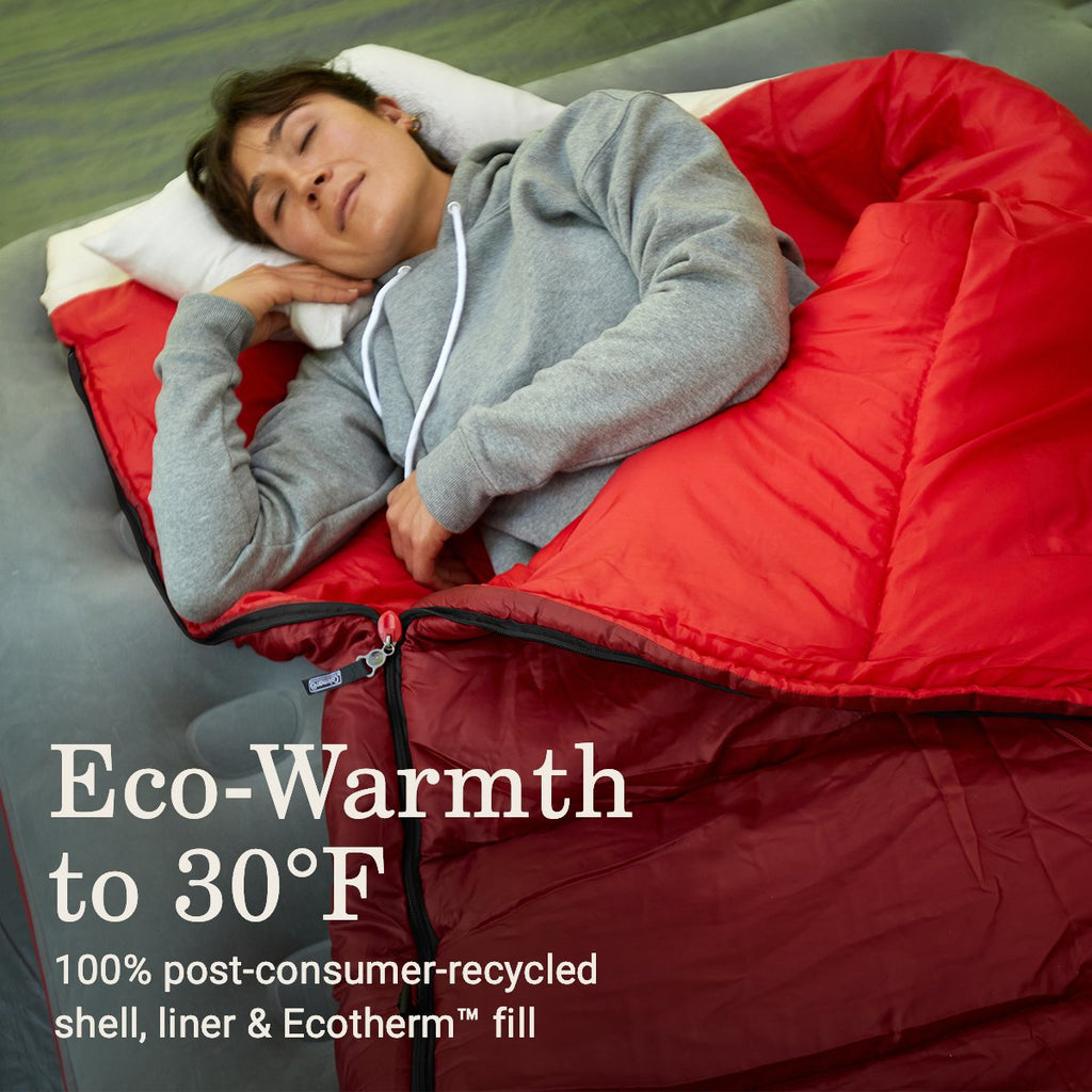 Coleman Flatlands™ 30°F Sleeping Bag | Mahogany