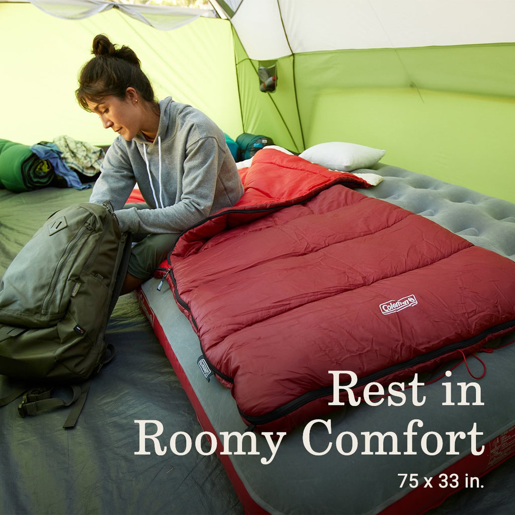 Coleman Flatlands™ 30°F Sleeping Bag | Mahogany
