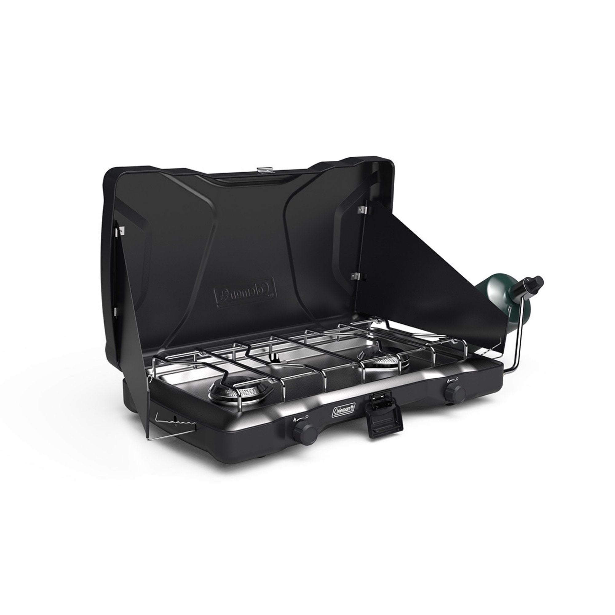 Coleman Triton™ 2-Burner Propane Camping Stove | Black