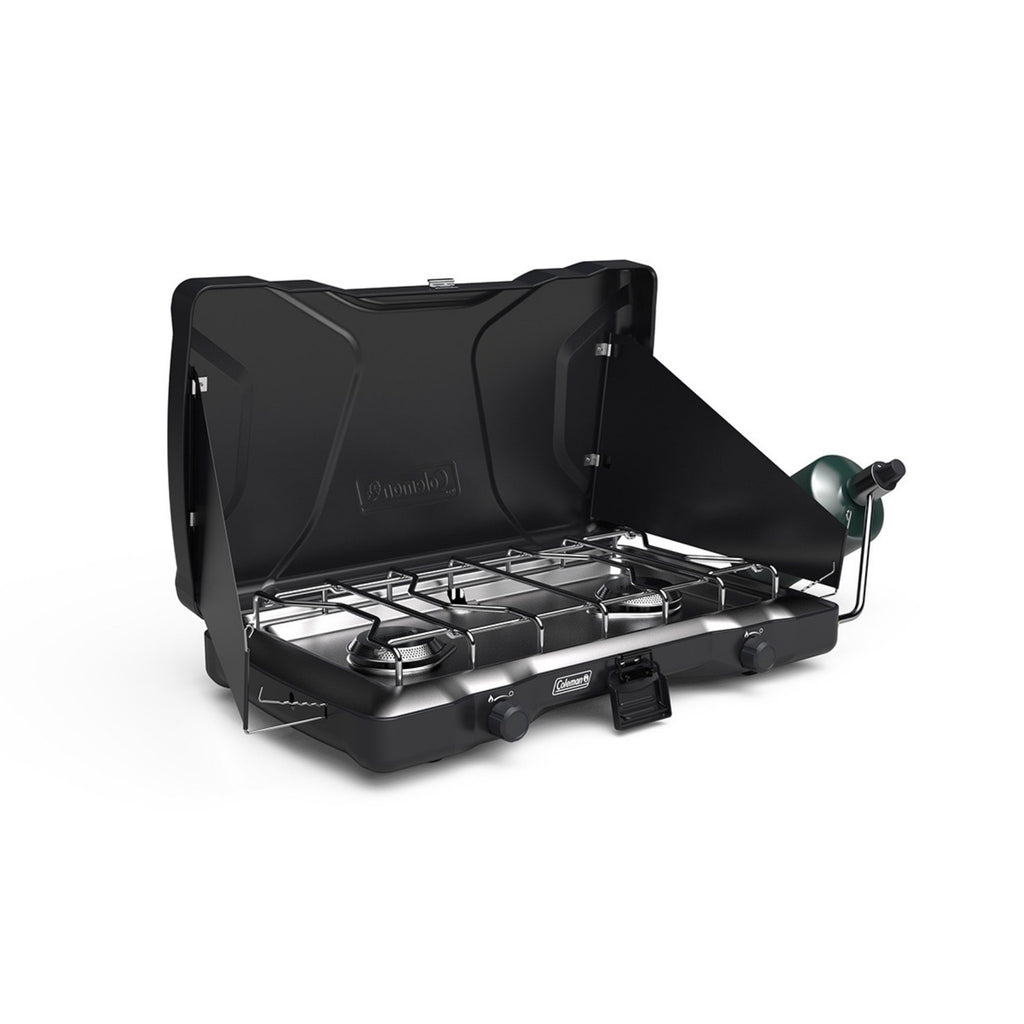 Coleman Triton™ 2-Burner Propane Camping Stove | Black