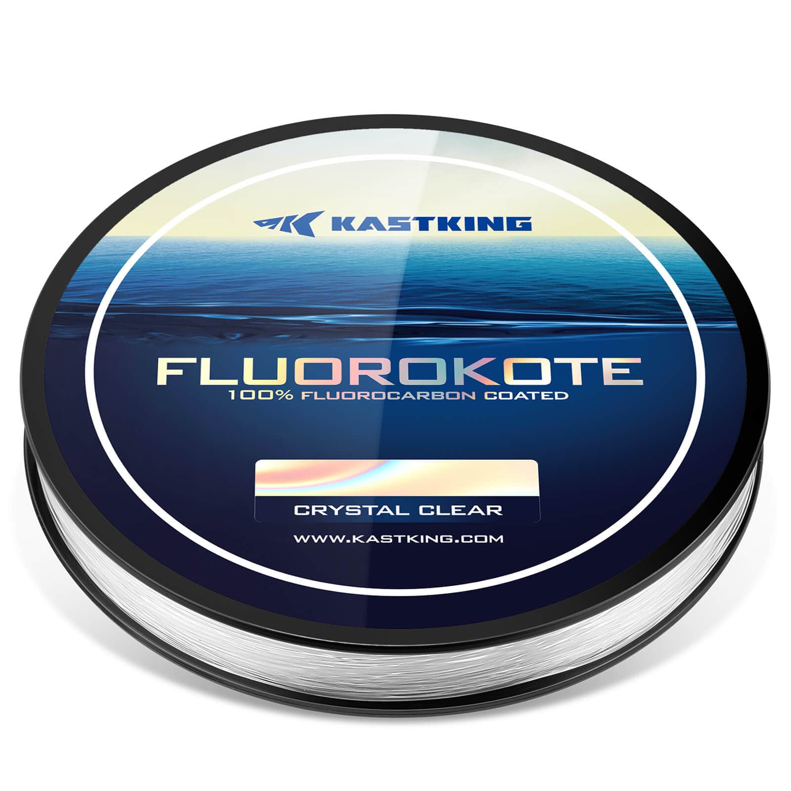 KastKing FluoroKote Fishing Line - 100% Pure Fluorocarbon Coated - 300Yds/274M 150Yds/137M Premium Spool