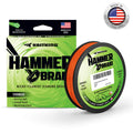 KastKing Hammer Braid Fishing Line - Abrasion Resistant Braided Line, Thin Diameter Superline, Made in The USA, Tighter Diamond Braid, Zero Stretch