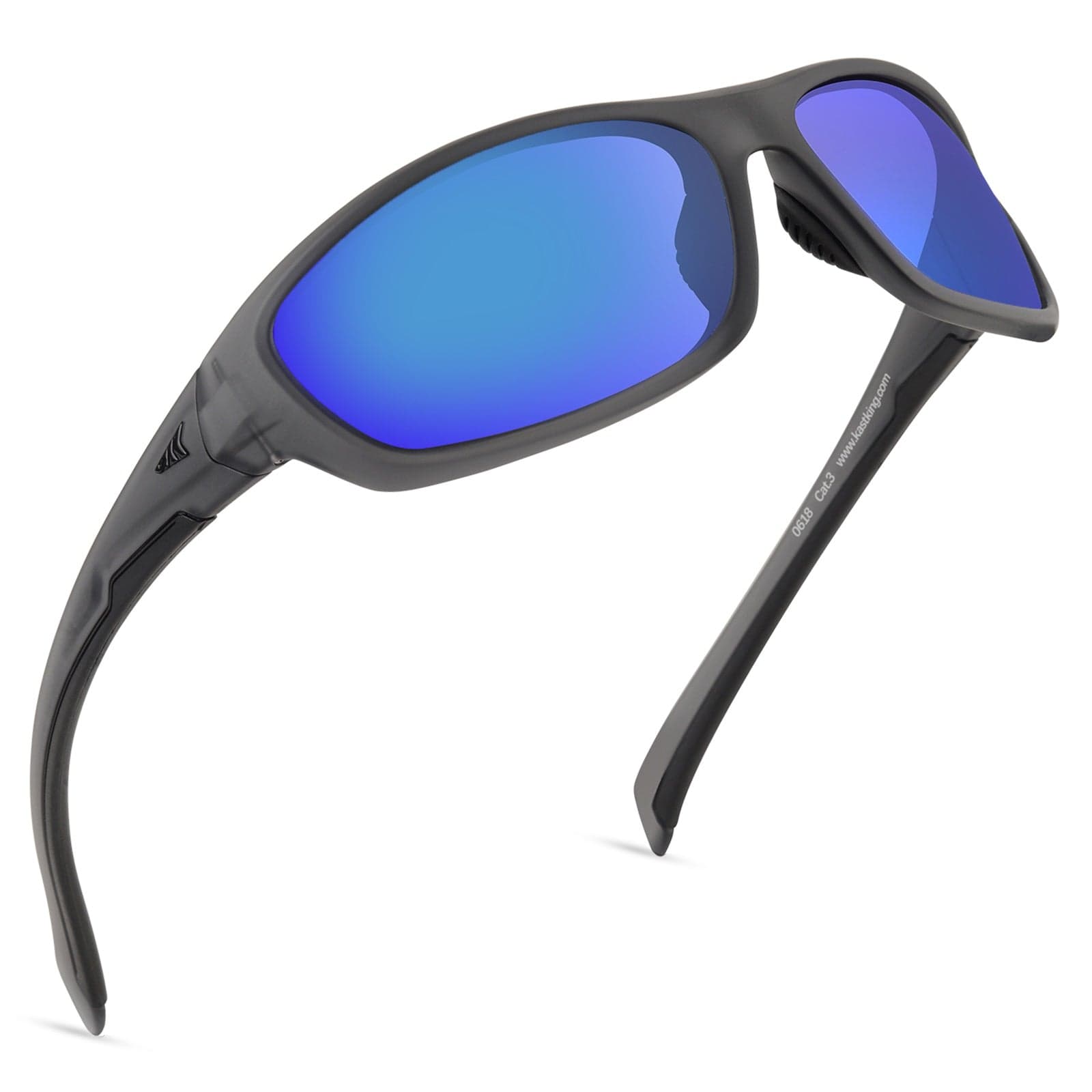 KastKing Hiwassee Polarized Sport Sunglasses for Men and Women, Wrap Sunglasses for Fishing Cycling and Running,UV Protection
