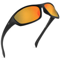 KastKing Hiwassee Polarized Sport Sunglasses for Men and Women, Wrap Sunglasses for Fishing Cycling and Running,UV Protection
