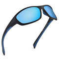 KastKing Hiwassee Polarized Sport Sunglasses for Men and Women, Wrap Sunglasses for Fishing Cycling and Running,UV Protection
