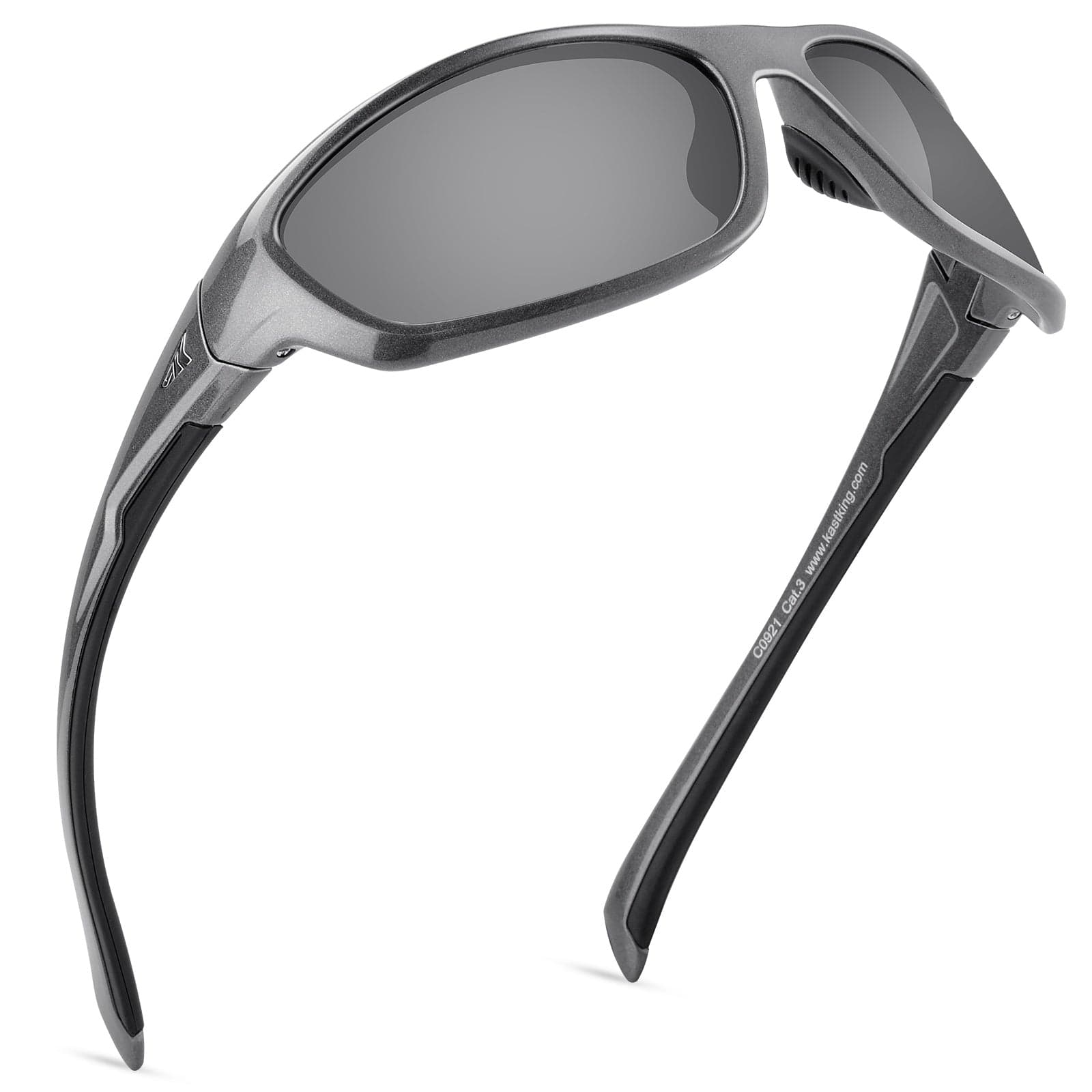 KastKing Hiwassee Polarized Sport Sunglasses for Men and Women, Wrap Sunglasses for Fishing Cycling and Running,UV Protection