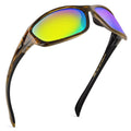 KastKing Hiwassee Polarized Sport Sunglasses for Men and Women, Wrap Sunglasses for Fishing Cycling and Running,UV Protection