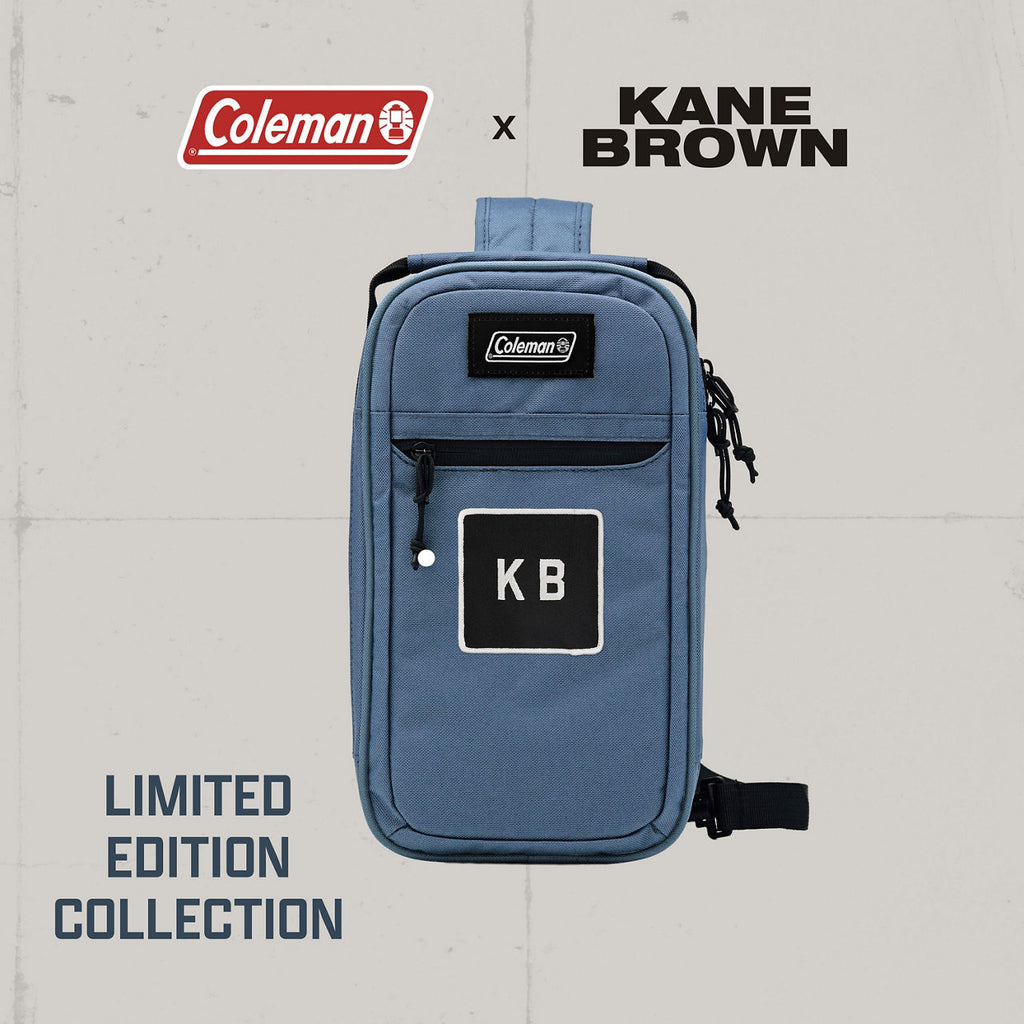 Kane Brown x Coleman® 6-Can Soft-Sided Convertible Soft Cooler Bag | Blue