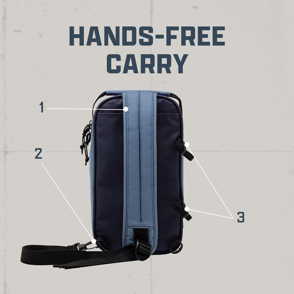 Kane Brown x Coleman® 6-Can Soft-Sided Convertible Soft Cooler Bag | Blue
