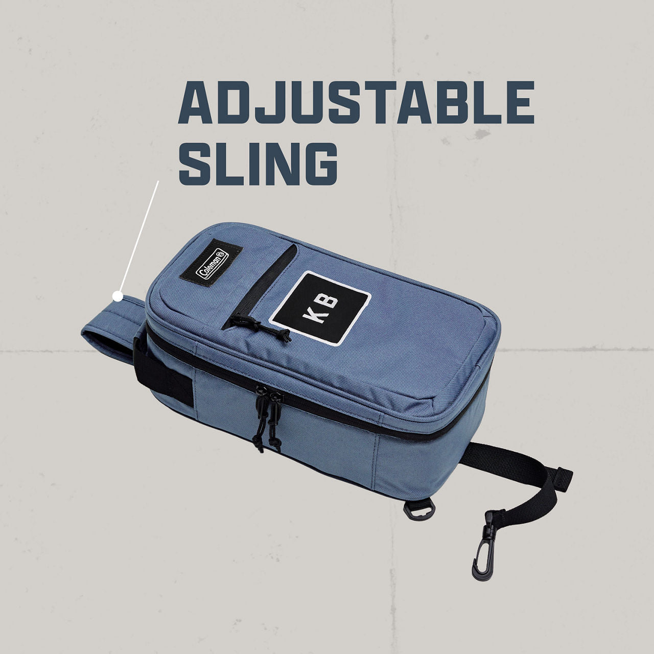Kane Brown x Coleman® 6-Can Soft-Sided Convertible Soft Cooler Bag | Blue