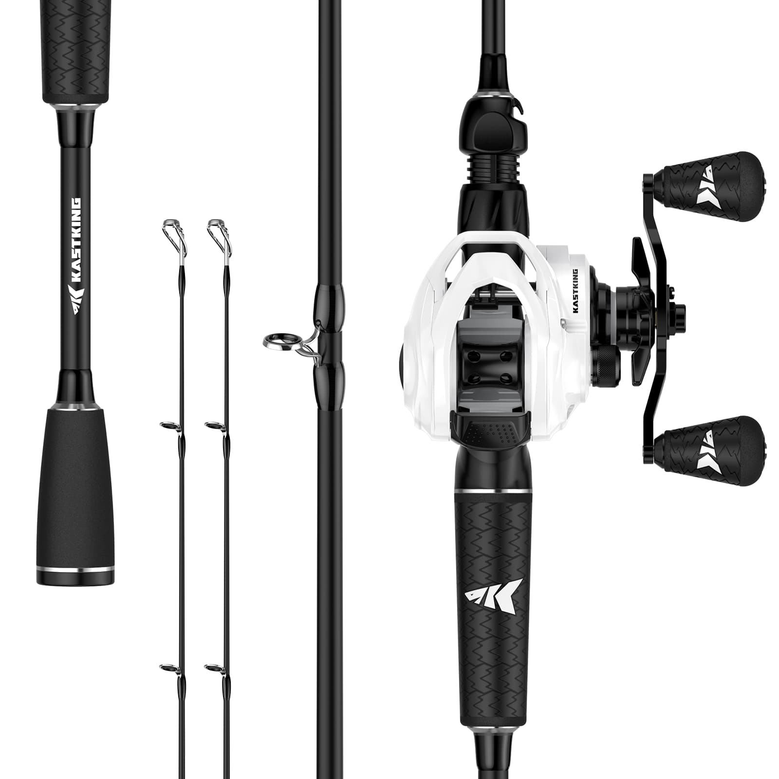 KastKing Lethal Phantom Twin-Tip Baitcaster Rod and Reel Combo