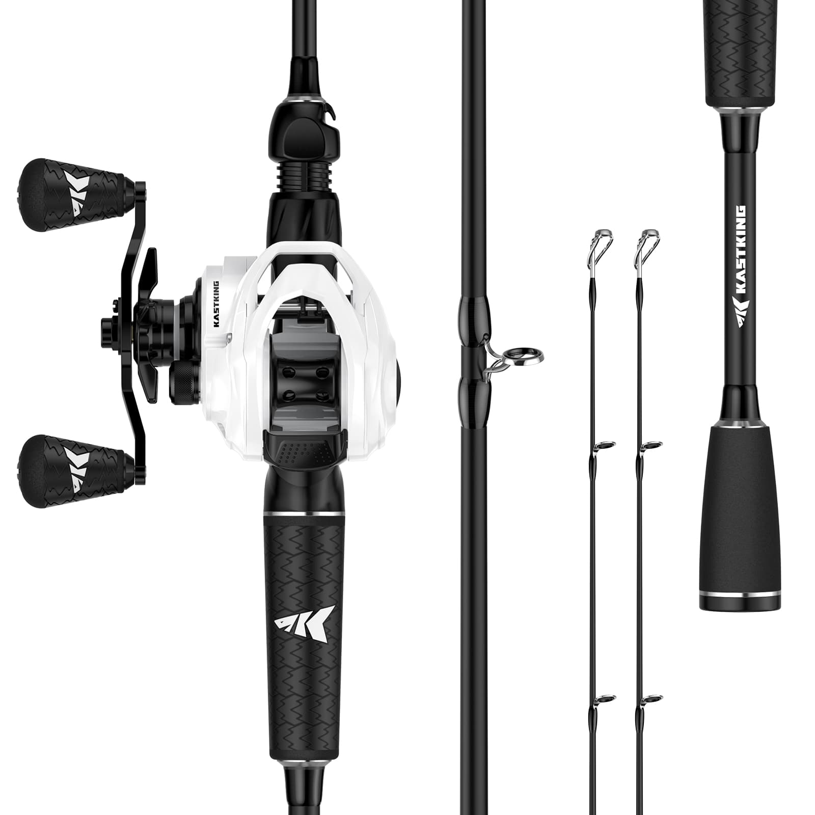KastKing Lethal Phantom Twin-Tip Baitcaster Rod and Reel Combo