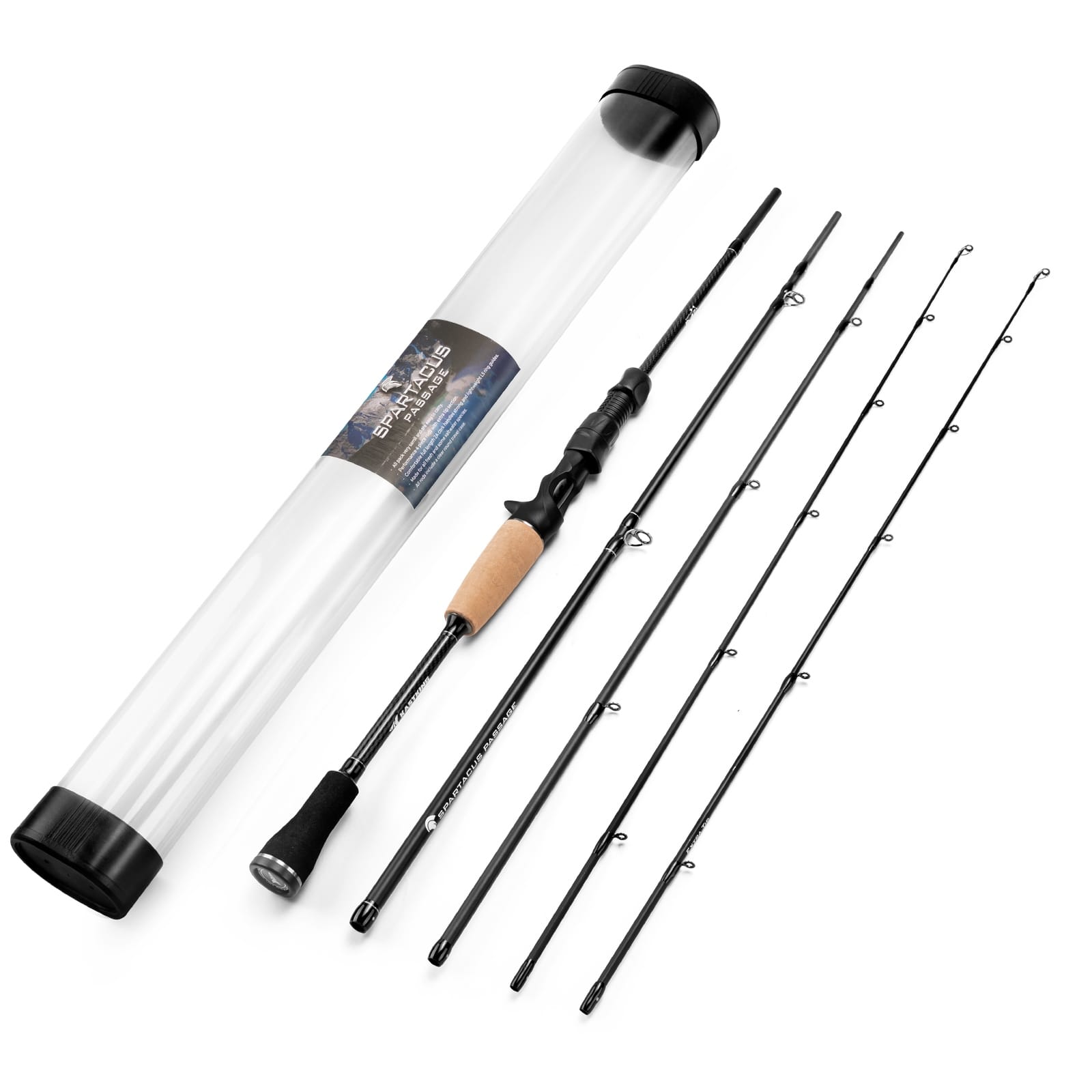 KastKing Spartacus Passage Travel Twin-Tip Casting Rods