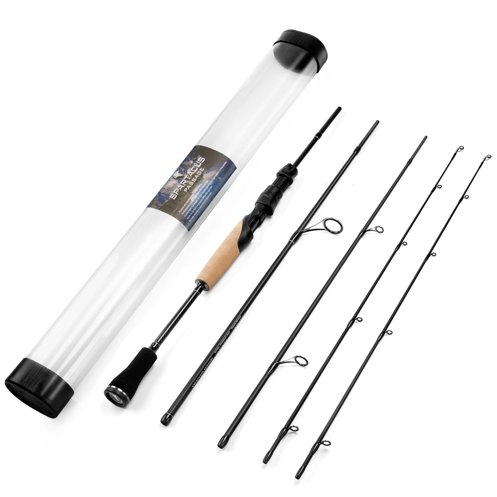 KastKing Spartacus Passage Travel Twin-Tip Spinning Rods