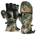 KastKing PolarBlast Mittens Winter Fishing Gloves, Waterproof and Windproof