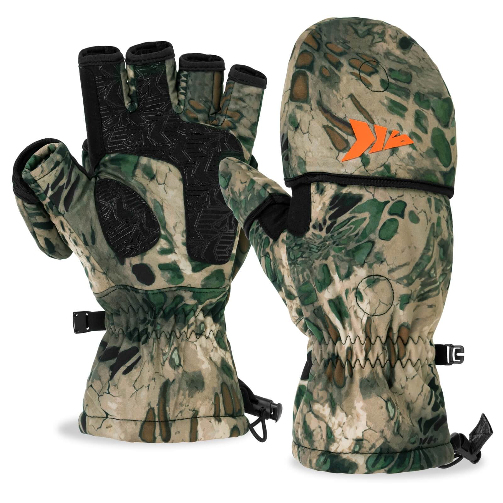 KastKing PolarBlast Mittens Winter Fishing Gloves, Waterproof and Windproof