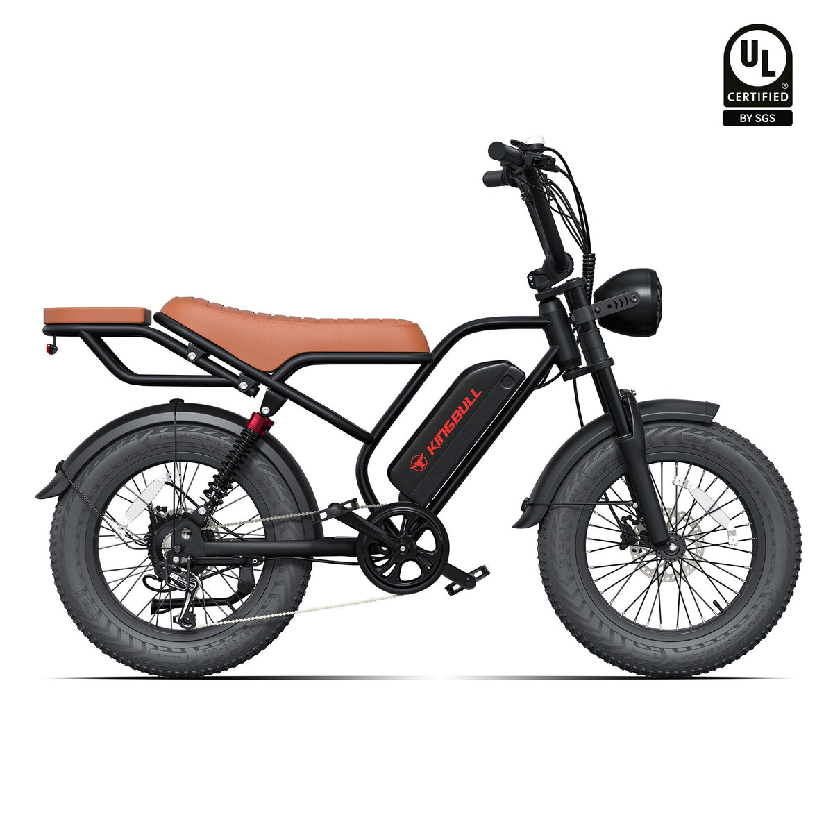 Kingbull Ranger | Vintage Off-Road Electric Bike - Black / Ebike Only