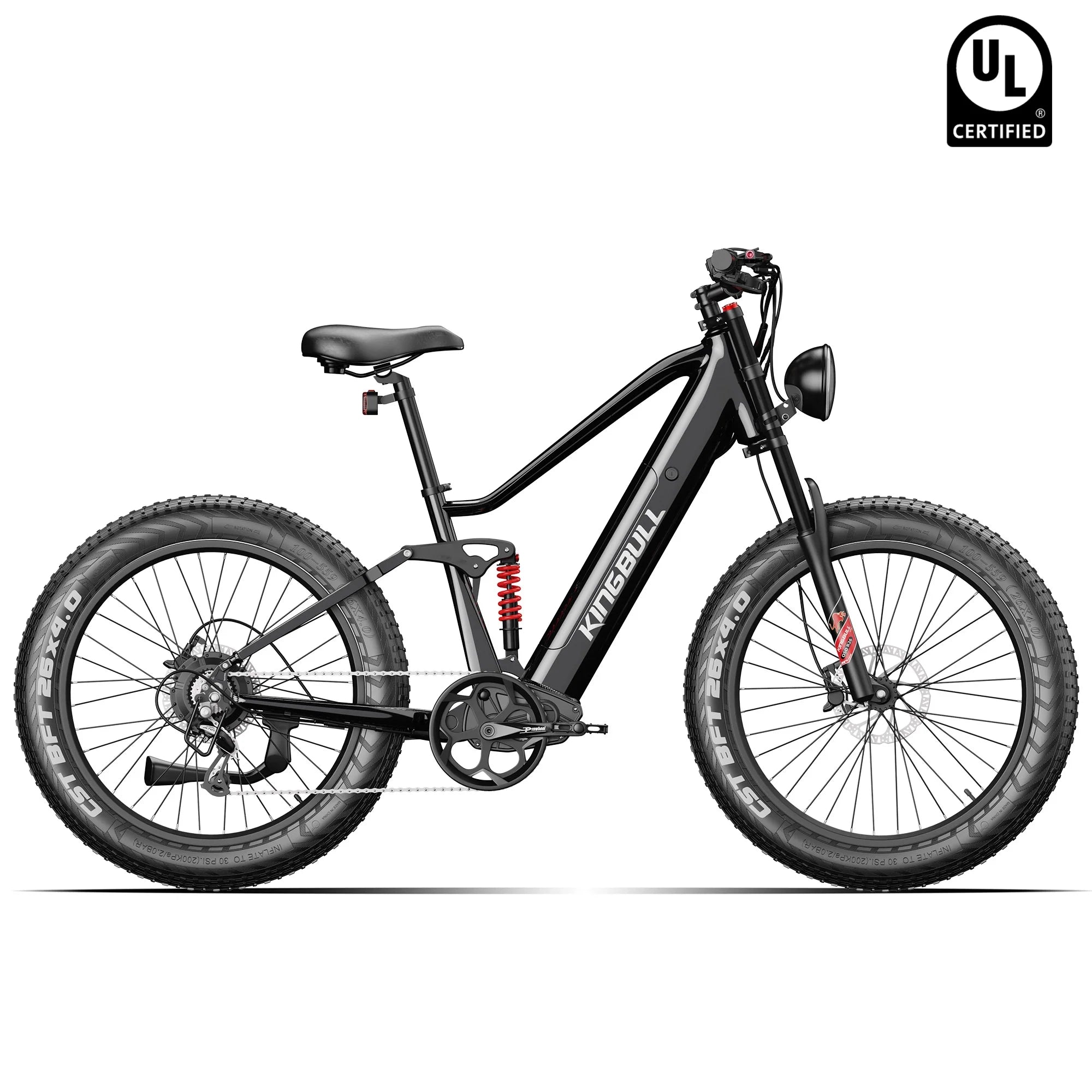 Kingbull Rover 2.0 | All-Terrain Off-Road Electric Bike - Black / Ebike Only