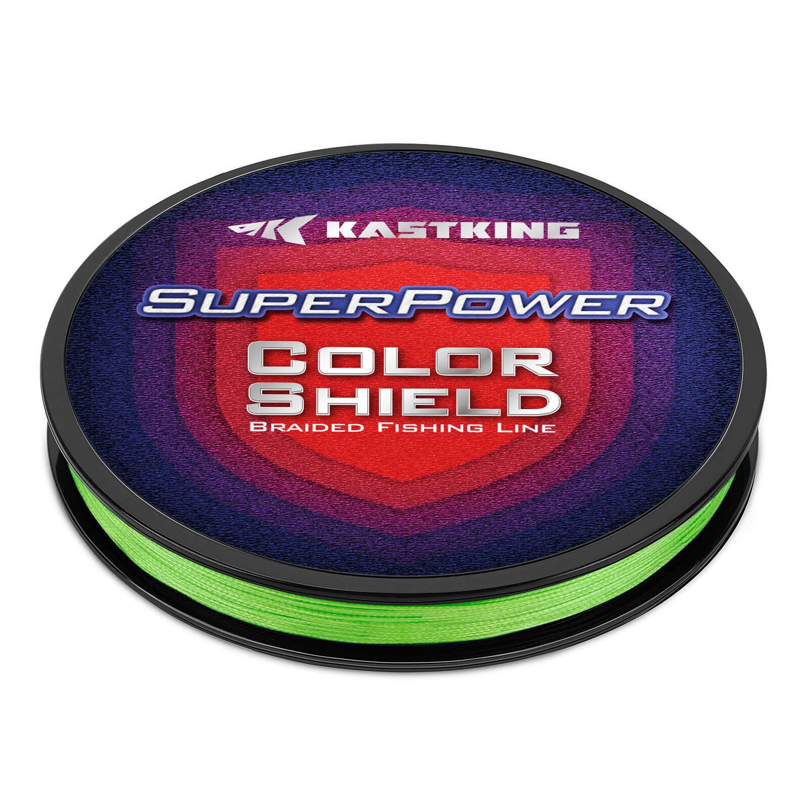 KastKing SuperPower ColorShield Braided Fishing line - 150YDS