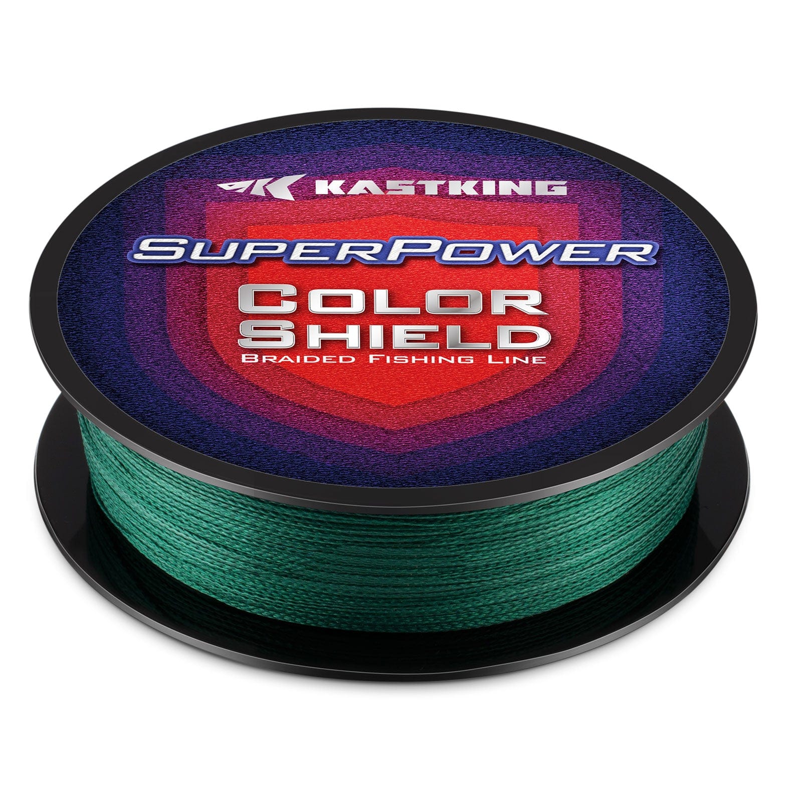 KastKing SuperPower ColorShield Braided Fishing line - 300YDS