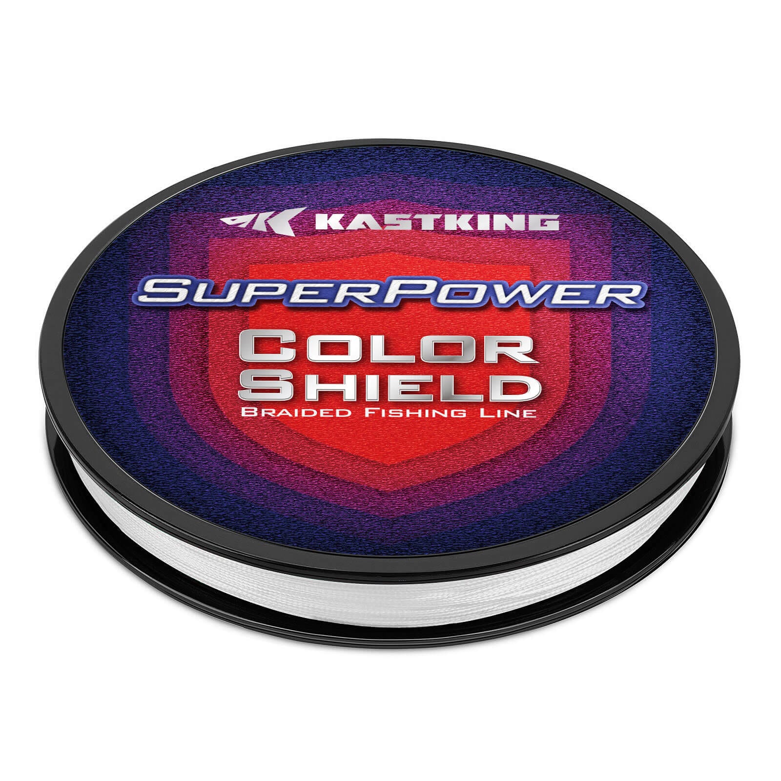 KastKing SuperPower ColorShield Braided Fishing line - 300YDS