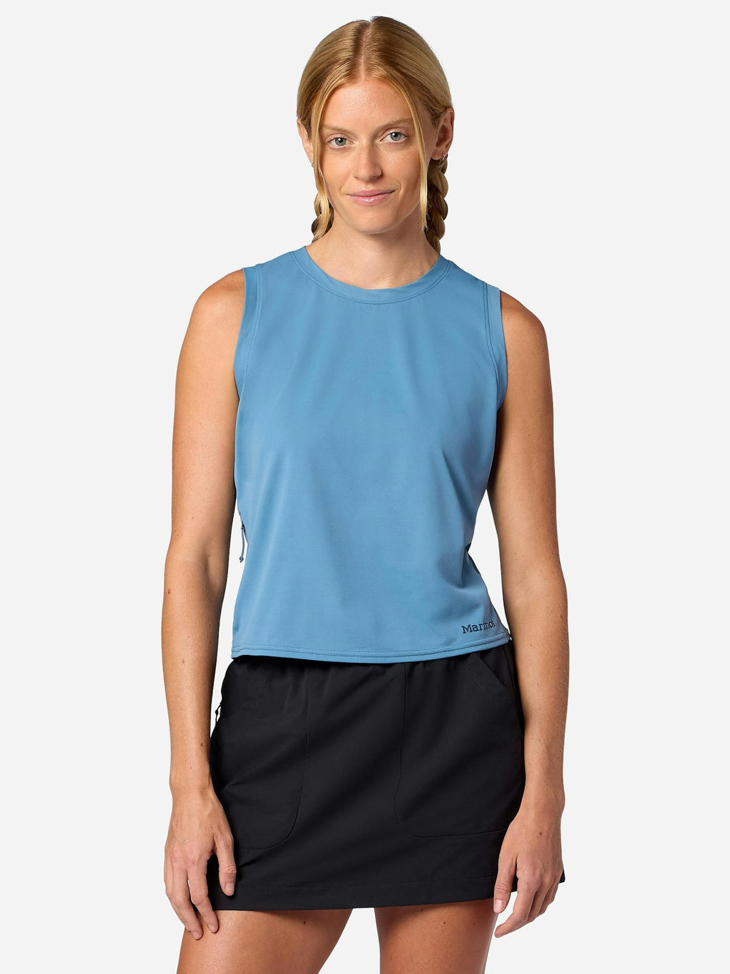 Marmot Women's AirExchange UPF 50 High-Neck Tank (Spring 2026) in Summer Storm