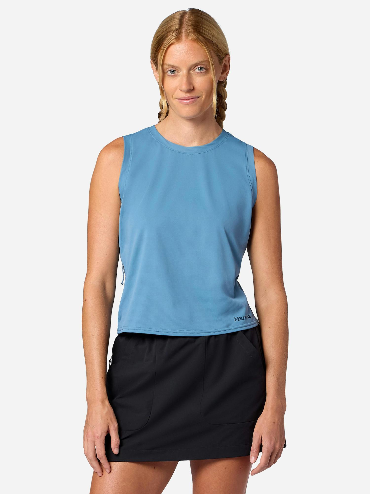 Marmot Women's AirExchange UPF 50 High-Neck Tank (Spring 2026) in Summer Storm