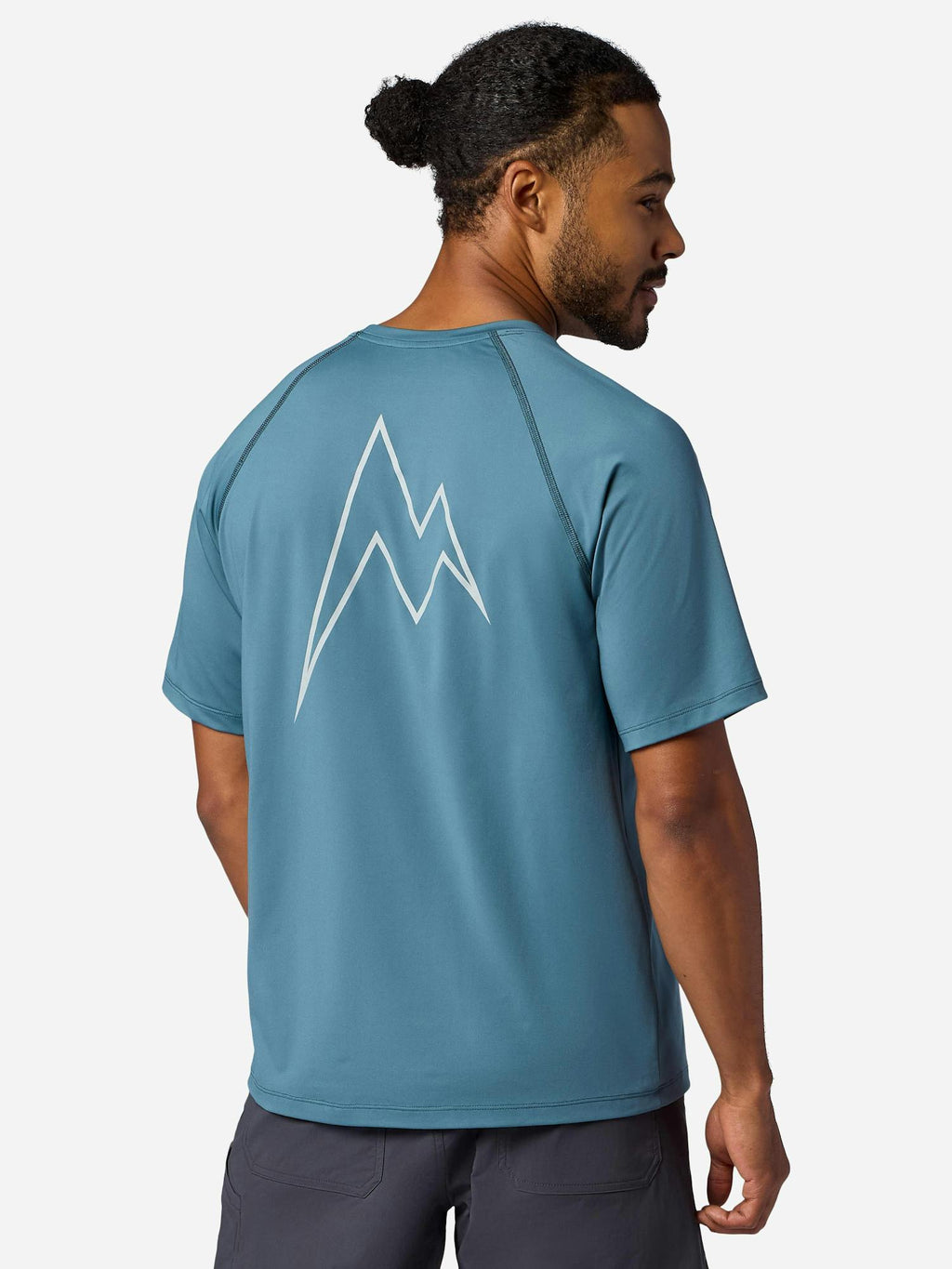 Marmot Men's Windridge UPF 50 Graphic Short-Sleeve T-Shirt (Spring 2026) in Seafloor