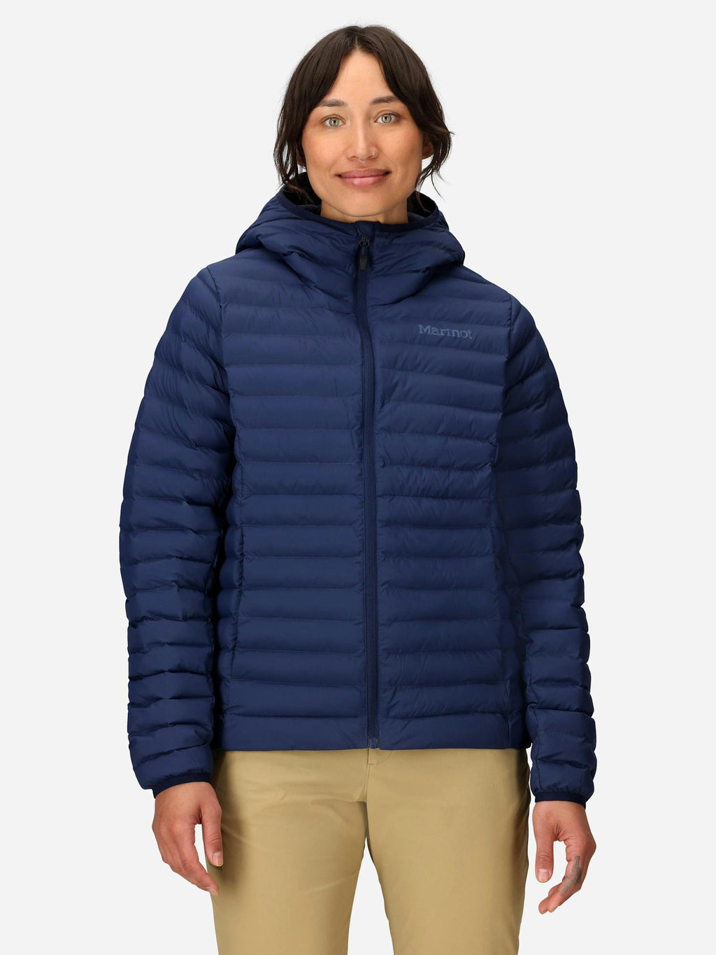 Marmot Women's Echo Featherless Insulated Hoody in Arctic Navy