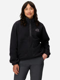 Marmot Women's Wanderer High-Pile Fleece Quarter-Zip (Fall 2025) Shirt in Black